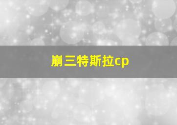 崩三特斯拉cp