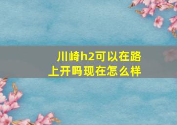 川崎h2可以在路上开吗现在怎么样