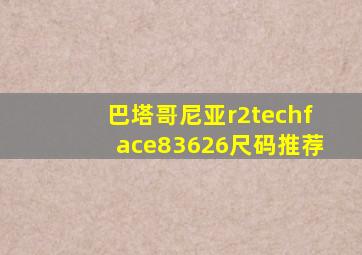 巴塔哥尼亚r2techface83626尺码推荐