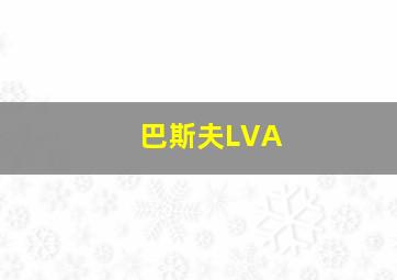 巴斯夫LVA