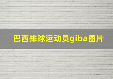 巴西排球运动员giba图片