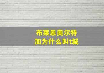 布莱恩奥尔特加为什么叫t城