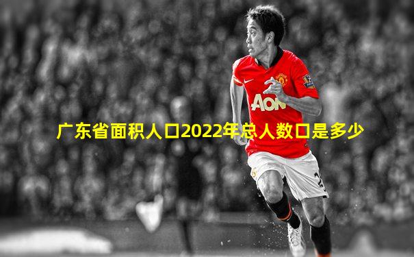 广东省面积人口2022年总人数口是多少