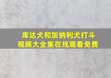 库达犬和加纳利犬打斗视频大全集在线观看免费