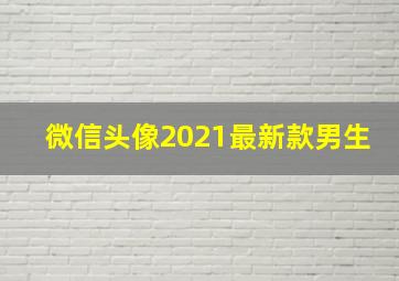 微信头像2021最新款男生