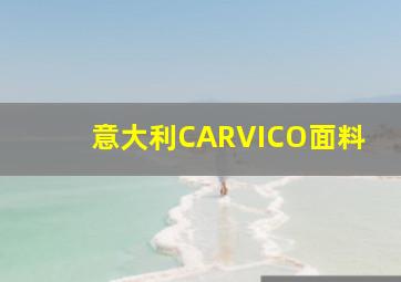 意大利CARVICO面料