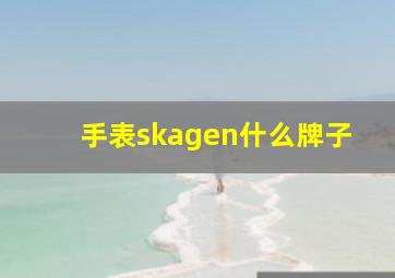 手表skagen什么牌子