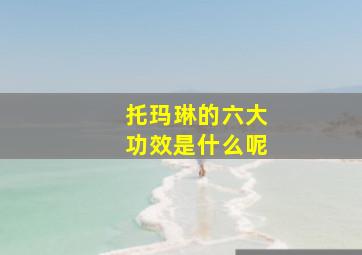 托玛琳的六大功效是什么呢