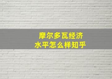 摩尔多瓦经济水平怎么样知乎