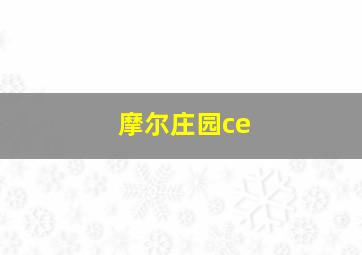 摩尔庄园ce