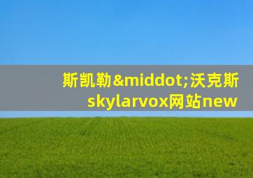 斯凯勒·沃克斯skylarvox网站new