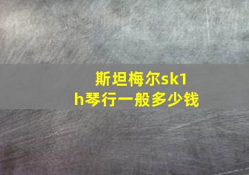 斯坦梅尔sk1h琴行一般多少钱