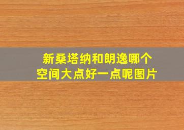 新桑塔纳和朗逸哪个空间大点好一点呢图片