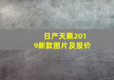 日产天籁2019新款图片及报价