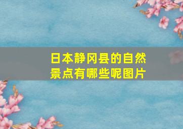 日本静冈县的自然景点有哪些呢图片