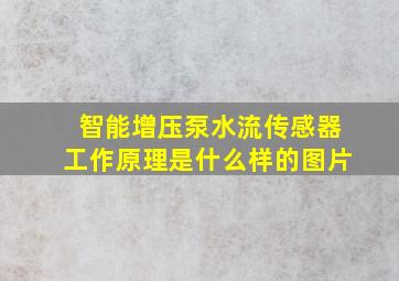 智能增压泵水流传感器工作原理是什么样的图片