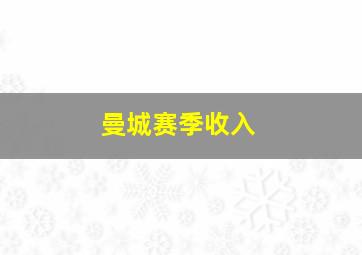 曼城赛季收入