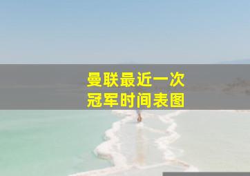 曼联最近一次冠军时间表图