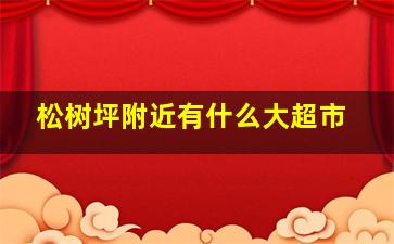 松树坪附近有什么大超市