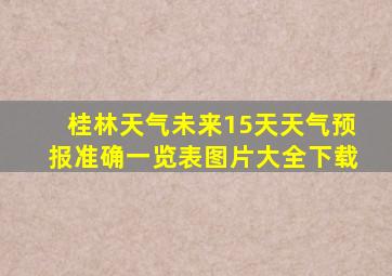 桂林天气未来15天天气预报准确一览表图片大全下载