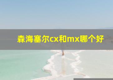 森海塞尔cx和mx哪个好