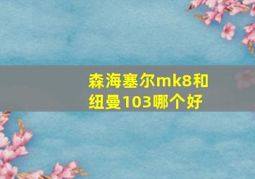 森海塞尔mk8和纽曼103哪个好