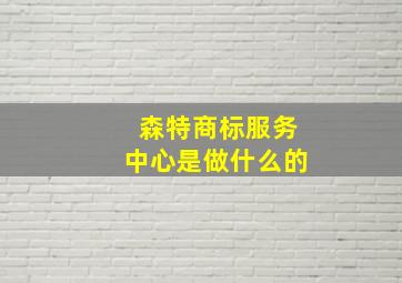 森特商标服务中心是做什么的