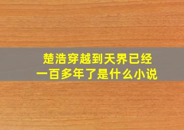 楚浩穿越到天界已经一百多年了是什么小说