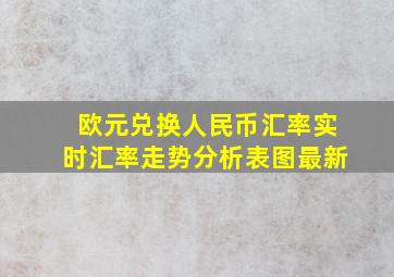 欧元兑换人民币汇率实时汇率走势分析表图最新