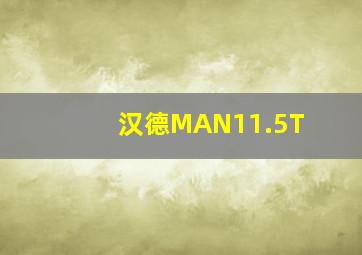 汉德MAN11.5T