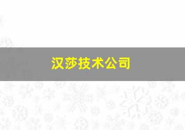 汉莎技术公司