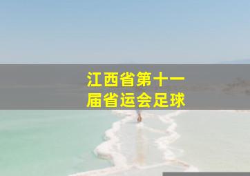 江西省第十一届省运会足球