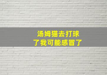 汤姆猫去打球了我可能感冒了