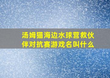 汤姆猫海边水球营救伙伴对抗赛游戏名叫什么