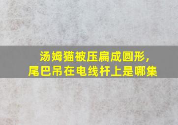 汤姆猫被压扁成圆形,尾巴吊在电线杆上是哪集