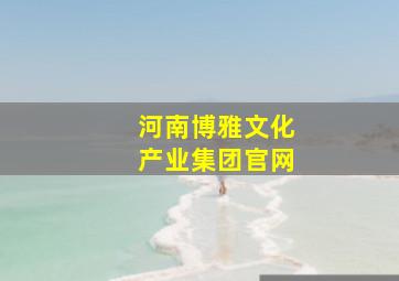 河南博雅文化产业集团官网