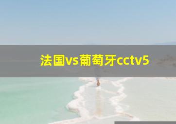 法国vs葡萄牙cctv5