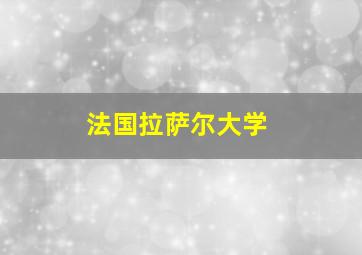 法国拉萨尔大学