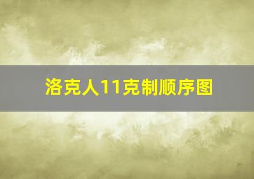 洛克人11克制顺序图