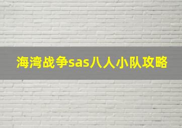 海湾战争sas八人小队攻略