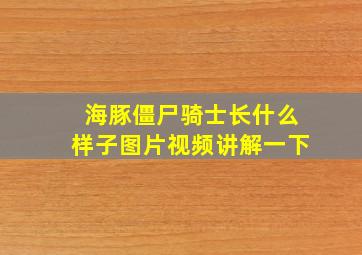 海豚僵尸骑士长什么样子图片视频讲解一下