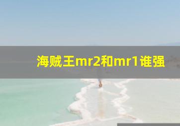 海贼王mr2和mr1谁强