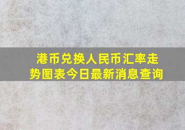 港币兑换人民币汇率走势图表今日最新消息查询