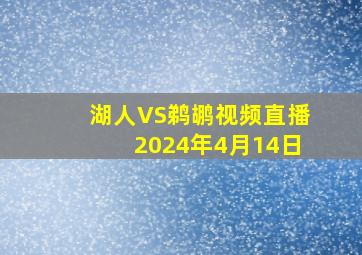 湖人VS鹈鹕视频直播2024年4月14日