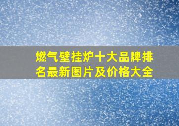 燃气壁挂炉十大品牌排名最新图片及价格大全