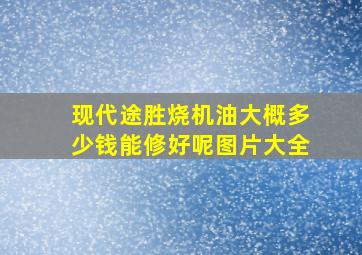 现代途胜烧机油大概多少钱能修好呢图片大全