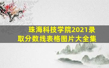 珠海科技学院2021录取分数线表格图片大全集