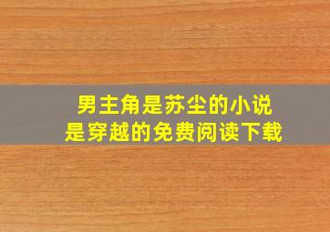 男主角是苏尘的小说是穿越的免费阅读下载