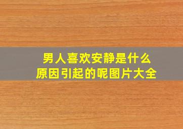 男人喜欢安静是什么原因引起的呢图片大全