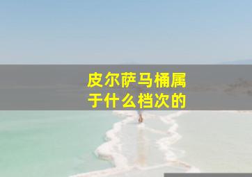 皮尔萨马桶属于什么档次的